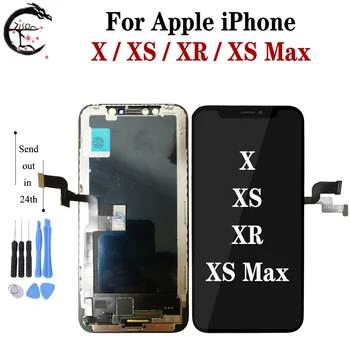 Incell / OLED дисплей за Apple за iPhone X XS MAX XR LCD сензор за докосване Дигитайзер събрание XsMax екран подмяна дисплей тестван