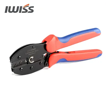 IWISS Solar PV кабел кримпване инструмент за IWS4 слънчеви конектори, AWG14-10,2.5/4/6mm2