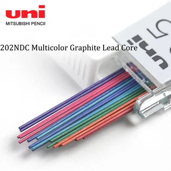 Japan UNI цвят графит олово ядро 202NDC за механичен молив 0.5 / 0.7mm писане училищни пособия канцеларски рисуване молив