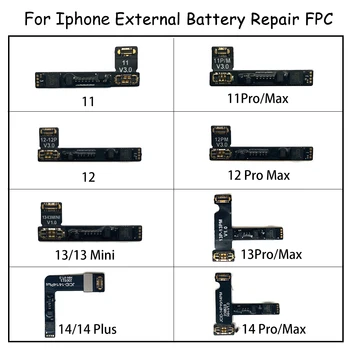 JC Ремонт на батерията за Iphone 14 13 12 11 Pro Max 14 Plus Премахване на предупредителна батерия Външен ремонт на гъвкав кабел