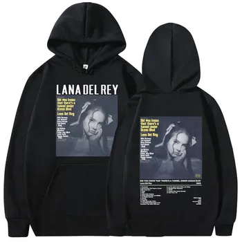Lana Del Rey Hoodie Did You Know That There's A Tunnel Under Ocean Blvd Music Album Graphic Hoodies Men Women Hip Hop Sweatshirt