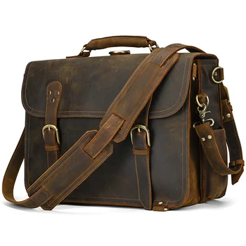 Lare размер естествена кожа мъжки куфарче чанта телешка лаптоп чанта реколта бизнес чанта реална кожа раница чанта 3 в 1