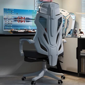 Lazy Vanity Desk Chair Accent Bedroom Pc Въртящ се компютърен офис стол Ергономичен подвижен Silla de Escritorio офис мебели