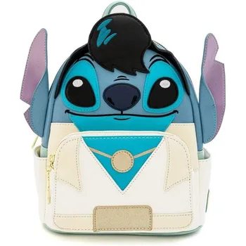 Loungefly Disney Elvis Stitch Mini Backpacks Cosplay Womens Double Strap Shoulder Bag Purse