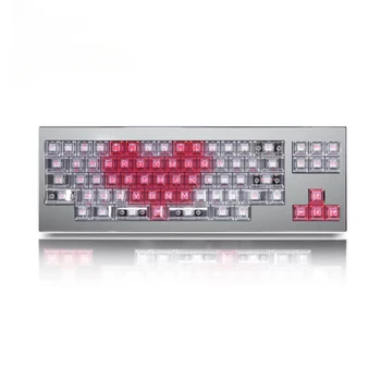 MiFuny Loving Механична клавиатура Безжичен Tri-Mode Hot Swap RGB магнитен горен капак по поръчка прозрачен гейминг клавиатура PC лаптоп