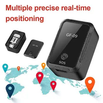 Mini GPS Tracker GF07 / GF09 Устройство за проследяване на местоположението за домашни любимци Възрастни хора в реално време Проследяване на кучета Gps