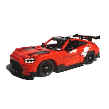 MOC-131757GT Черна серия F1 кола за безопасност 1:12 Мащаб Supercar снаждане монтажстроителни блокове2261 Части Подарък за играчки за възрастни