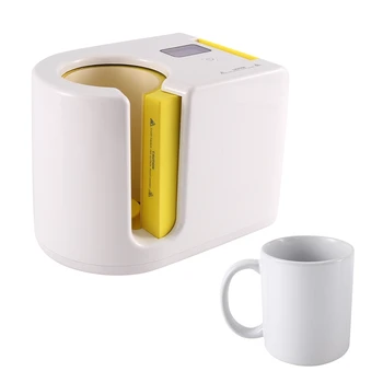 Mug Press машина, автоматична чаша топлинна преса за сублимация 11-15Oz, печат за прехвърляне на кафе чаша US Plug