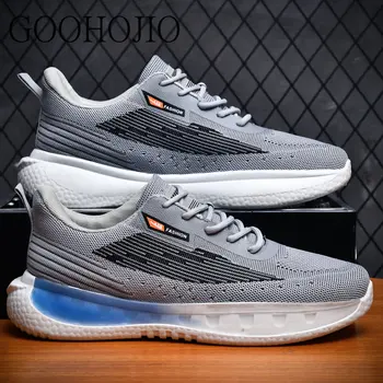 New Mesh Men Casual Shoes Male Ourdoor Jogging Trekking Sneakers Lace Up Breathable Shoes Men Comfortable Light Soft All-match