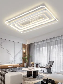 Nordic LED таванна лампа се използва за трапезария спалня хол кухня бял димиране дистанционно управление интериор декорация