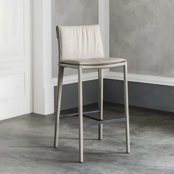 Nordic White бар стол барстол кухненски остров дизайн модерен бар стол висока маса Nordic Cadeira ергономични мебели за дома