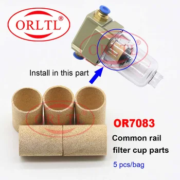  OR7083 дизелов филтър за високо налягане Common Rail тест стенд част гориво инжектор тестер елемент 5pcs / lOT