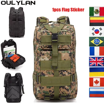 Oulylan Men Army Military Tactical Backpack 1000D Nylon 30L 50L Softback Outdoor Waterproof Rucksack Hiking Camping Hunting Bags