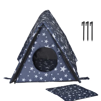 Outdoor Pet House Waterproof Thickened Cat Nest Tent Winter Warm Puppy Kennel Foldable Pet Shelter Portable Travel Pets Carrier