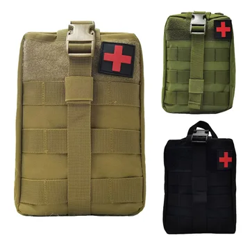 Outdoor Waist Belt Pack Тактически комплекти за първа помощ Медицинска чанта Военна армия Лов Пакет аварийни инструменти Къмпинг Торбичка за оцеляване