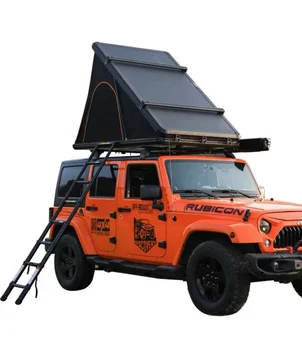 Overseas най-продаваните открит къмпинг офроуд превозно средство самостоятелно шофиране триъгълна алуминиева сплав покрив палатка