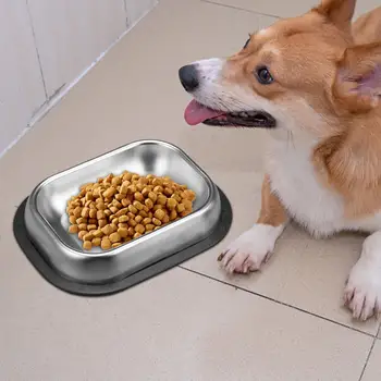 Pet Bowl Anti Slip Pet Supplies Хранене Drop Resistant Практическа станция за хранене Pet Feeder Waterer Bowl за котешко куче