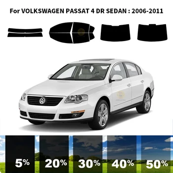 Precut нанокерамика кола UV прозорец оттенък комплект автомобилни прозорец филм за VOLKSWAGEN PASSAT 4 DR SEDAN 2006-2011