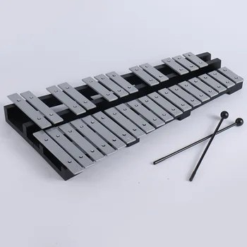 Professional 30 Note Glockenspiel Xylophone Bell Kit Percussion Instrument with Carrying Bag Drum Sticks for Adult Kids