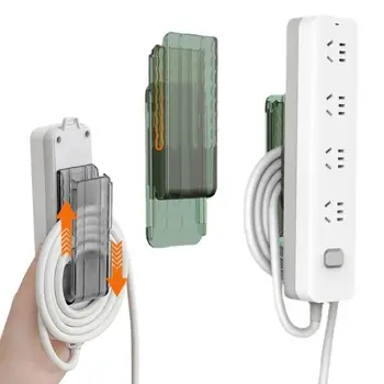  Punch-Free Plug Fixer Практичен самозалепващ многофункционален кабел Организатор багажник за съхранение