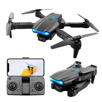 Quadcopter хеликоптер играчки E99 PRO мини дрон 4K HD камера WIFI FPV избягване на препятствия сгъваема професионална RC Dron