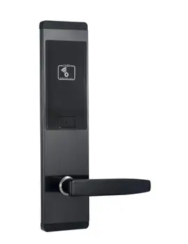 RFID RF цифрово заключване на вратата Temic Card без ключ Хотелски брави с механичен ключ за система за заключване на вратите