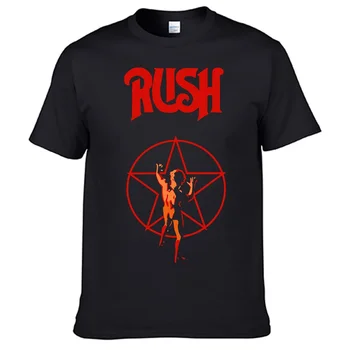 Rush Band тениска Unisex 100% памук топ продажби N012
