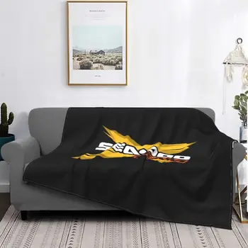 Sea Doo Can Am Brp X Team Logo Blanket Пухкав за легло Диван Cover Легла хвърля къмпинг одеяло