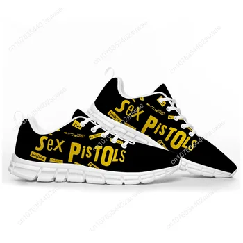 Sex Pistols Punk Rock Band Спортни обувки Мъжки Дамски Тийнейджъри Детски Детски Маратонки Ежедневни Персонализирани Висококачествени Двойка Обувки