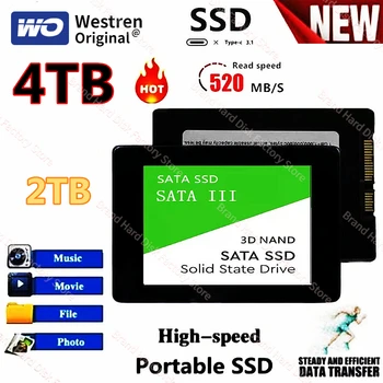 SSD диск HDD 2.5 твърд диск SSD 120GB 240GB 1TB 512GB 2TB 256GB HD SATA диск вътрешен твърд диск за лаптоп компютър ps5