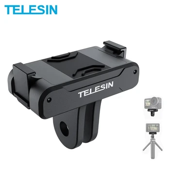 TELESIN Магнитен адаптер за два нокътя Аксесоари за екшън камери за DJI OSMO Действие 3 4 Action3 Action4 адаптер за камера