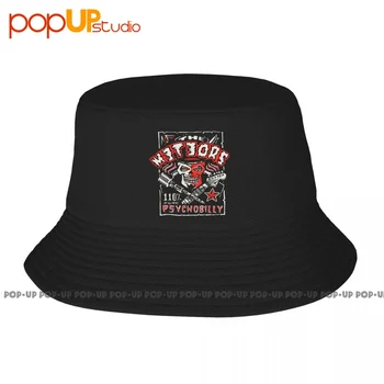 The Meteors Psychobilly Band Punk Rock Bucket Hat Fisherman Cap
