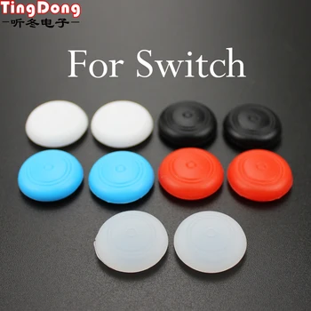 TingDong 2бр джойстик капачки колоритен силиконов аналогов захват палец капачка капачка капак за Nintendo Switch NS nintend превключвател
