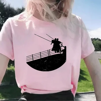 Titanic Print T Shirt Мъже Жени Лятна романтика Тениска с къс ръкав Harajuku Boy Girl Cool Streetwear y2k Tops Tee ropa de mujer