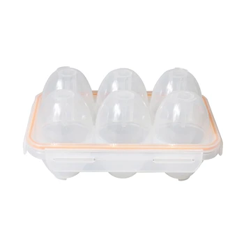 Top!-Portable къмпинг удароустойчив и непропусклив 6 яйца превозвач контейнер случай яйца превозвач притежател яйце съхранение кутия случай