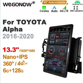 TS10 Android 10.0 Ownice Car Radio Auto за TOYOTA Alpha 2016-2020 с 13.3'' 7862 Без поддръжка на DVD Quick Charge Nano 1920 * 1080