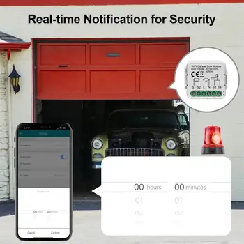 Tuya Smart WiFi Garage Door Opener Controller App Гласово дистанционно управление Работа с домашния асистент на Alexa Яндекс Алис