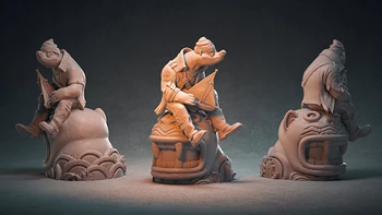 Unassambled 1/24 древен човек седи Смола фигура миниатюрни модели комплекти Unpainted