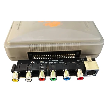 Upgrade Video Booster RGBS изходен сигнал Аудио изход RGBS карта за NE-C PCE PC конзола на двигателя за Grafx TV AC RGBS conveter