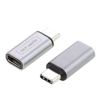 USB 3.1 тип-c Мъжки към женски USB тип C 3.1 M / F адаптер кабел Usb-c m / f конвертор за телефон / Google Pixel / Macbook