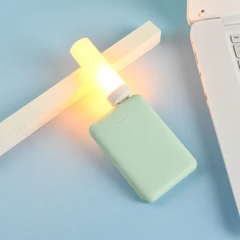 USB атмосфера светлина LED пламък мигаща свещ книга лампа топло запалка ефект лампа за мощност банка къмпинг осветление инструмент