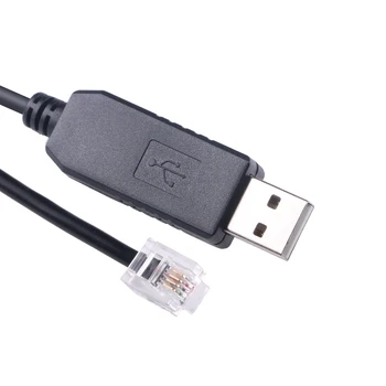 USB към 6P4C RS232 към RJ11 RJ12 за Copley Controls Motors Accelnet plus Panel EtherCAT SER-CK сериен кабел