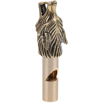 Whistle Mini Brass Hanging Decor Външен аксесоар Car Portable Safety Loudest Metal