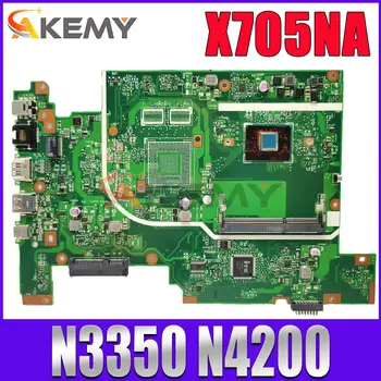 X705NA Дънна платка за лаптоп N3350 N4200 CPU За ASUS Vivobook X705NC X705N Оригинална дънна платка за ноутбук