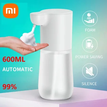 Xiaomi Mijia 600ml безконтактен автоматичен дозатор за сапун 2000mah матирано интелигентна пяна машина инфрачервен сензор за измиване на ръцете