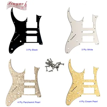 Xinyue Персонализирани части за китара за лява ръка Ibanez RG 350 EX MIJ китара Pickguard HSH Humbucker пикап драскотина плоча с10 дупки
