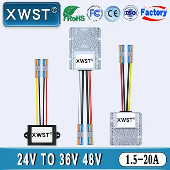 XWST 24v до 36v DC към DC конвертор 24v до 48v стъпка нагоре бустер модул 36vdc стъпка нагоре 1A до 20A изход превключване захранване