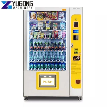 YG Самообслужване магазин за хранителни стоки комбо вендинг машина закуски и напитки рафт вода вендинг машини