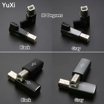 YUXI Type- C Преобразуване USB към пиано Електронен барабанен принтер Интерфейс Квадратен адаптер Женски Midi за Midi клавиатура
