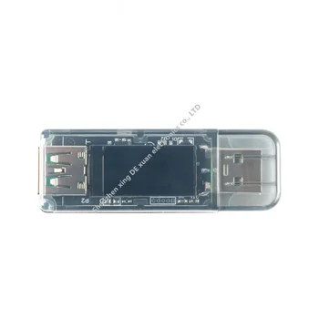 ZK-UT DC Digital 30V 5A USB тестер напрежение ток мощност капацитет метър цветен екран дисплей FCP AFC DCP Power Bank монитор